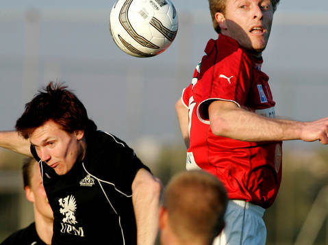 Fotboll, Träningsläger, Kalmar  - Haka. Xhevdet Llumnica,