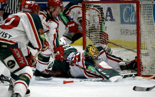Ishockey, Elitserien, Slutspel, Semifinal, Djugården -