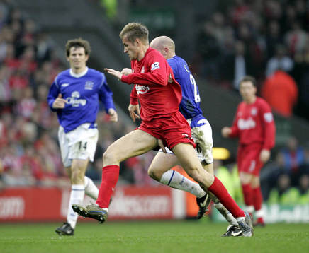 Igor Biscan, Liverpool och Lee Carsley, Everton