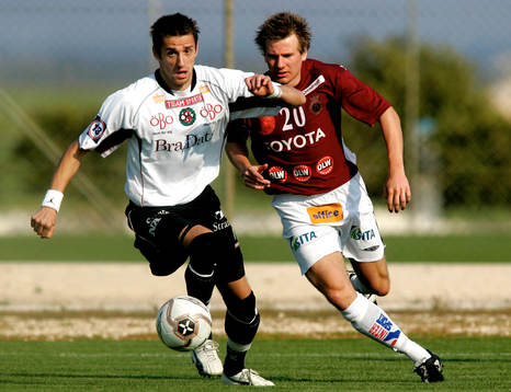 Fotboll, Träningsläger Cypern, Örebro - Gefle. Mirza