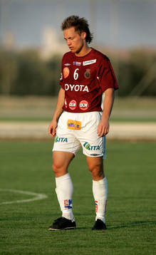 Fotboll, Träningsläger Cypern. Anders Wikström, Gefle