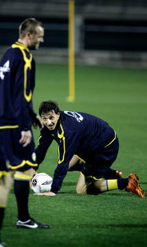 Mattias Jonson och Zlatan Ibrahimovic