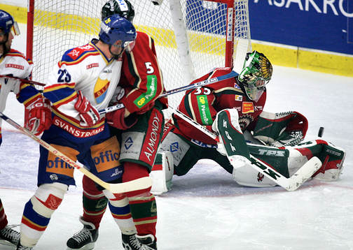 Henrik Lundqvist, målvakt Frölunda storspelade som vanligt