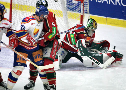 Henrik Lundqvist, målvakt Frölunda storspelade som vanligt