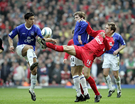Tim Cahill, Kevin Kilbane och Dietmar Hamann