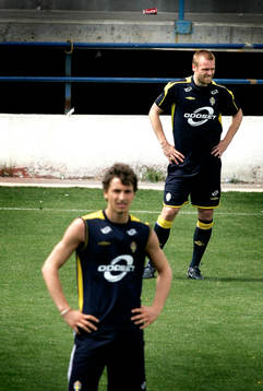 Zlatan Ibrahimovic och Mattias Jonson