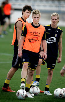 Zlatan Ibrahimovic, Markus Rosenberg och Christian