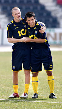 Sebastian Larsson och Eldin Karisik