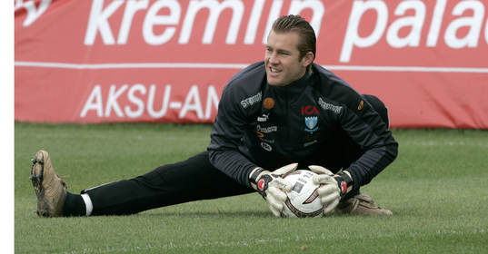 Lee BAxter, målvakt. Stretch