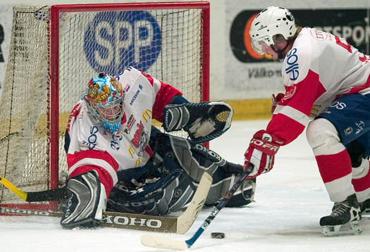 Markus Karlsson och Henrik Tojkander, målvakt, Borås