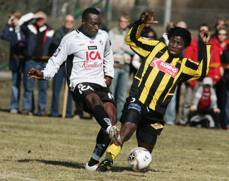 Fotboll Halmstad - Häcken. Yaw Preko, Halmstad. Jimmy