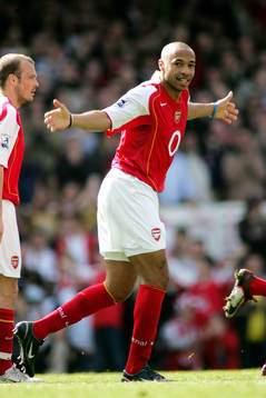 Thierry Henry, Arsenal, gör sitt första mål