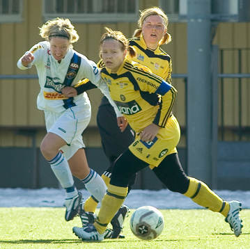 Victoria Svensson, Djurgården/Älvsjö och Tiina Samlmén,