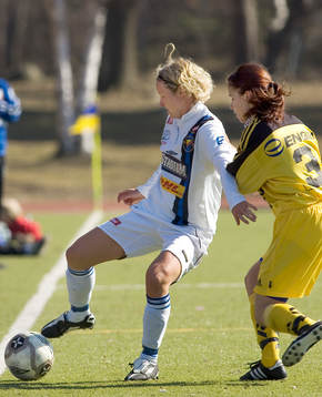 Victoria Svensson, Djurgården/Älvsjö och Tuija Hyyrynen,