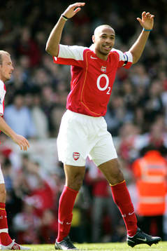 Thierry Henry, Arsenal (Jubel)
