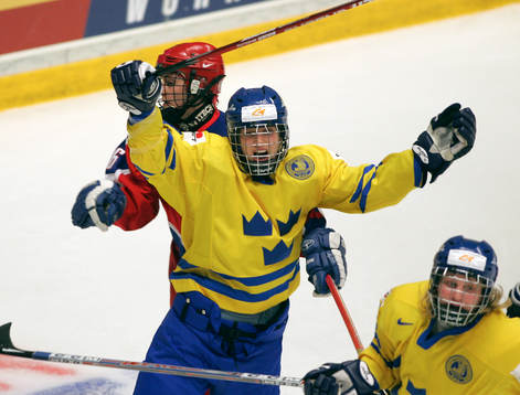 Danijela Rundqvist, Sverige jublar eter 1-1