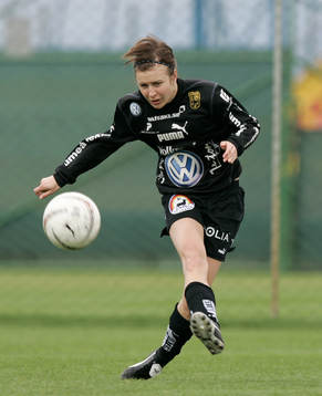 Fotboll, Umeå, dam, träningsläger, träning