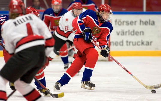 Ishockey VM, dam, Ryssland - Kanada