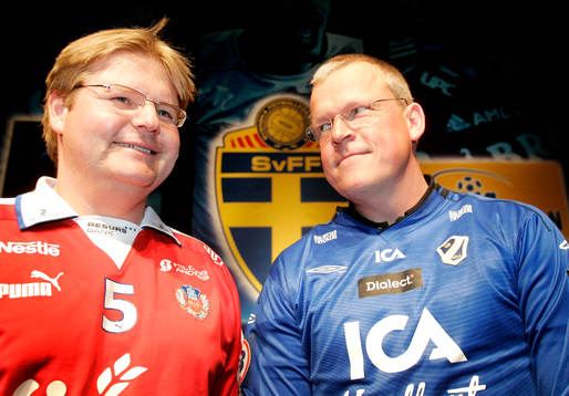 Peter Swärdh (Helsingborg) och Jan Andersson (Halmstad)