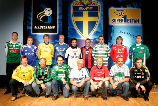 Fotboll, Avspark 2005, tränare Superettan