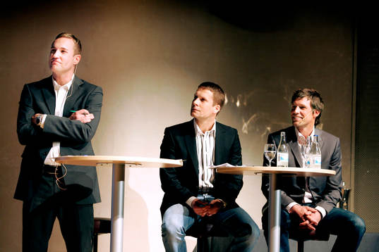 Chris Härenstam, Ola Andersson och Jens Fjellström,