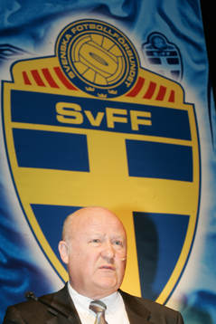 Lars-Åke Lagrell, ordförande, Svenska Fotbollsförbundet