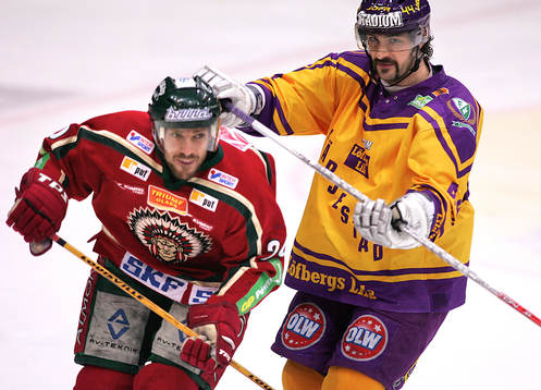 Joel Lundqvist och Sheldon Souray
