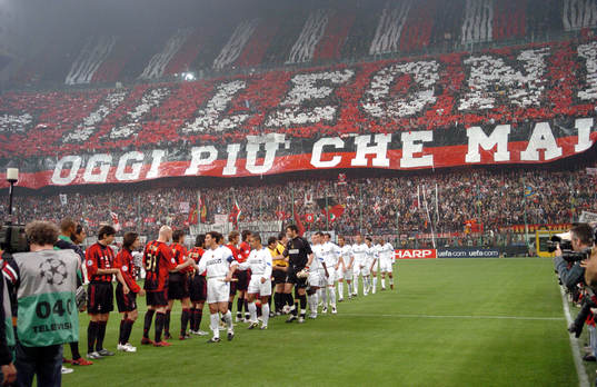 Fotboll, Champions League, Milan - Inter