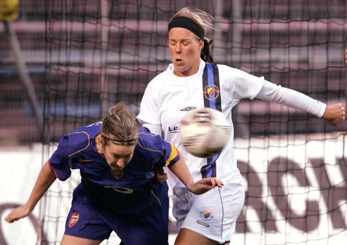 Fotboll, dam, UEFA womens cup, Djurgården/Älvsjö -