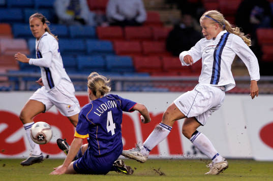 Fotboll, dam, UEFA womens cup, Djurgården/Älvsjö -