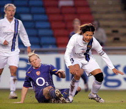 Fotboll, dam, UEFA womens cup, Djurgården/Älvsjö -