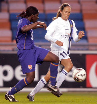 Fotboll, dam, UEFA womens cup, Djurgården/Älvsjö -