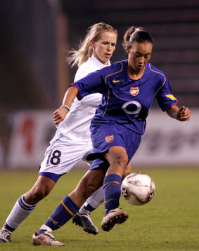 Fotboll, dam, UEFA womens cup, Djurgården/Älvsjö -