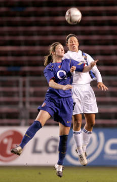 Fotboll, dam, UEFA womens cup, Djurgården/Älvsjö -