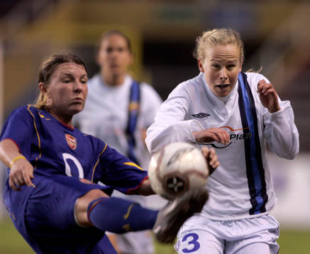 Fotboll, dam, UEFA womens cup, Djurgården/Älvsjö -
