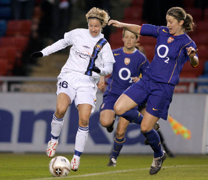 Fotboll, dam, UEFA womens cup, Djurgården/Älvsjö -