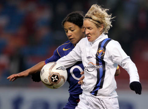 Fotboll, dam, UEFA womens cup, Djurgården/Älvsjö -