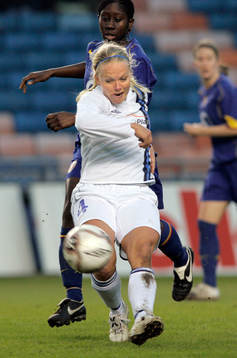 Fotboll, dam, UEFA womens cup, Djurgården/Älvsjö -