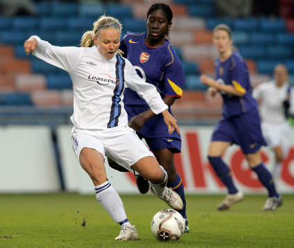 Fotboll, dam, UEFA womens cup, Djurgården/Älvsjö -