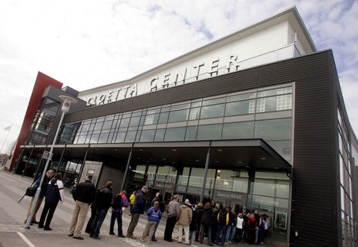 Ishockey, Cloetta center, Linköping, exeriör. Arena,
