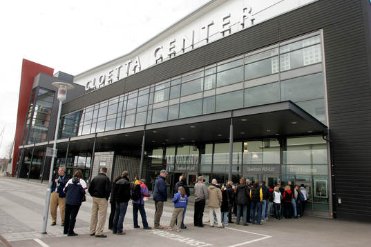 Ishockey, Cloetta center, Linköping, exeriör. Arena,