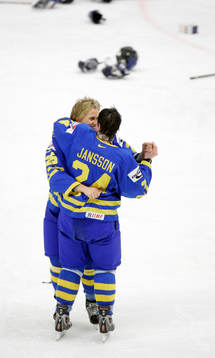 Nanna Jansson och Therese Sjölander, Sverige damsar