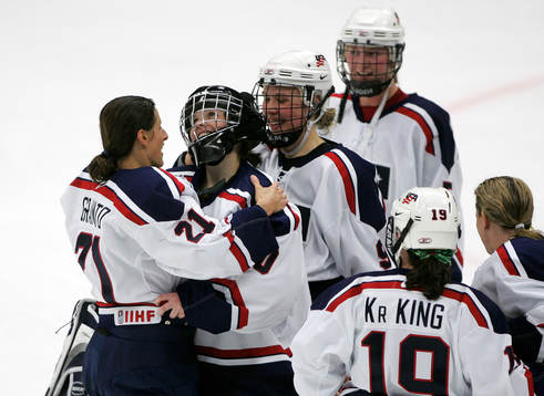 Chanda Gunn, målvakt, USA matchvinnare, jubel