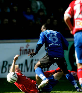 David Ljung, Helsingborg och Yaw Preko, Halmstad