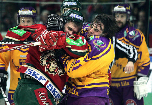 Magnus Kahnberg, Frölunda och Calle Steen, Färjestad,