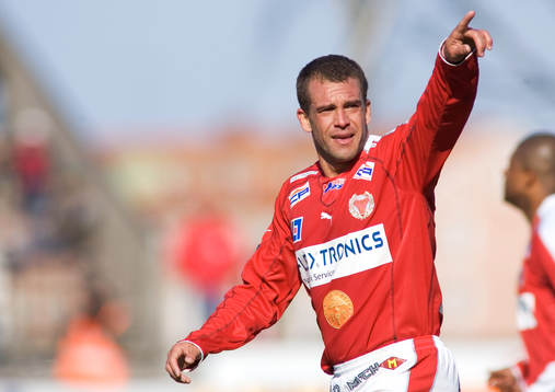 Fábio Augusto, jubel då Kalmar gör första allsvenska