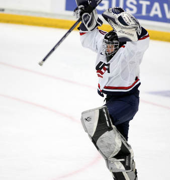 Chanda Gunn, målvakt, USA matchvinnare, jubel