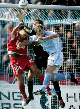 Bengt Andersson (målvakt) och George Mourad, Göteborg och