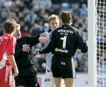 Bråket i slutskedet, Markus Rosenberg mot Bengt Andersson