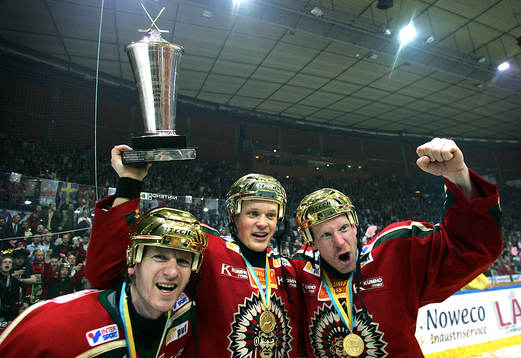 Per-Johan Axelson, Samuel Påhlsson och Daniel Alfredsson,